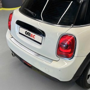 MINI COOPER Rear Bumper Sill Cover - Omac - Brushed Silver - 2014